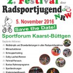 Plakat zum 2. Festival der Radsportjugend